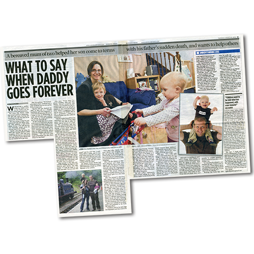 newspaper article: What to say when daddy goes forever