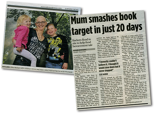 article: Mum smashes book target in just 20 days